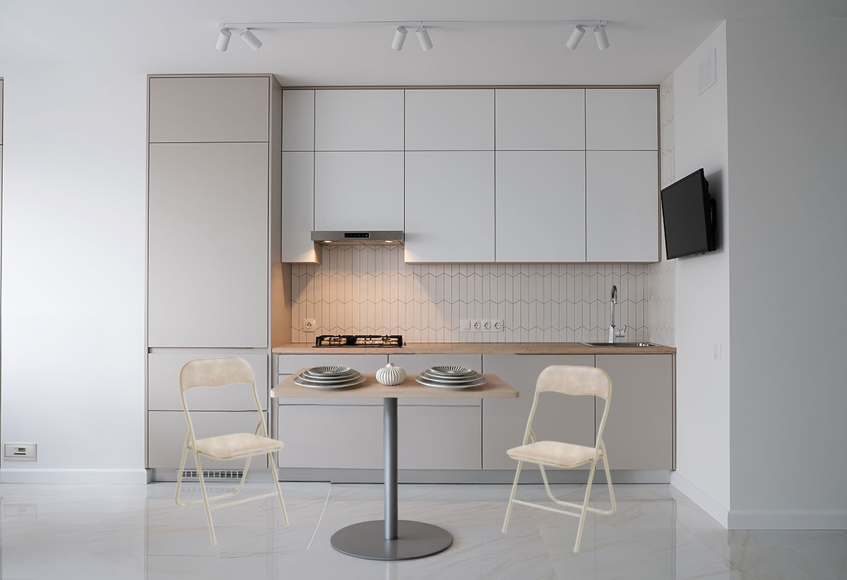 Η καρέκλα τοποθετημένη σε ένα σαλόνι